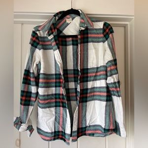 J. Crew Multicolor Plaid Button Down Shirt